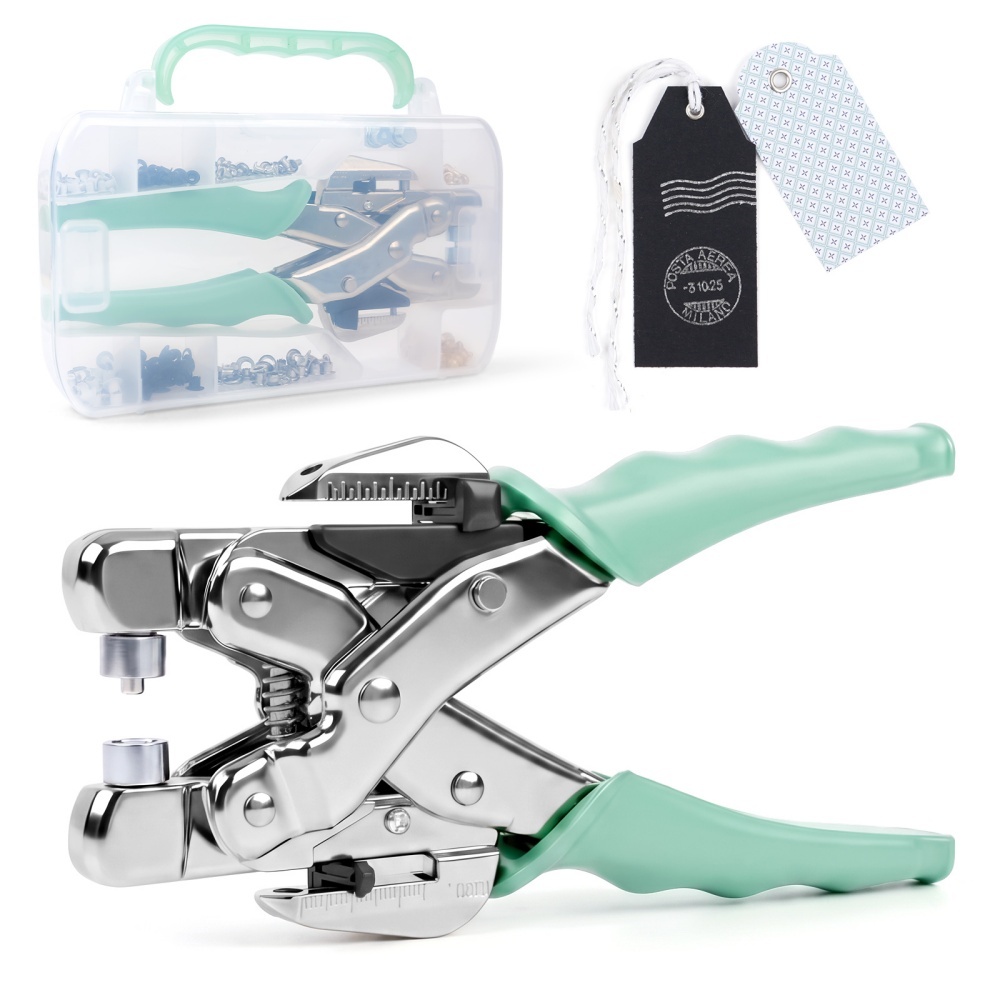 Sewing Kit - ชุดเครื่องมือเจาะรูแบบมือถือ คีมเจาะรู คีมสำหรับติดกระดุมโลหะ คีมกดมือ คีมย้ำหมุด เครื่องมือเย็บ