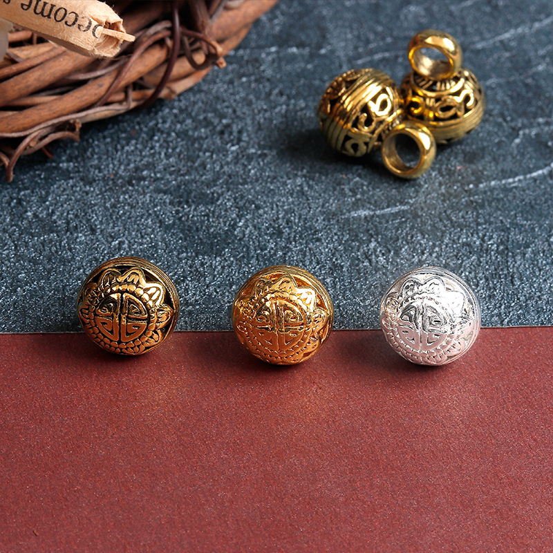 Button Hole Cutter - 5Pcs Cheongsam Retro Hollow โลหะ Tang