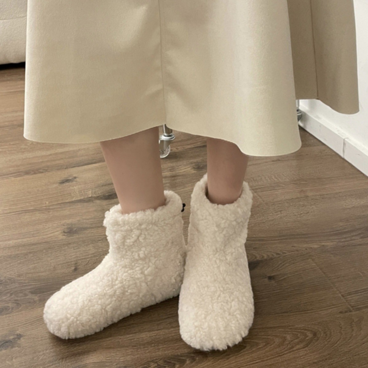 รองเท้าบูทหิมะบุขนแกะหนานุ่ม อ - Sewing Fleece บทวิจารณ์และราคา