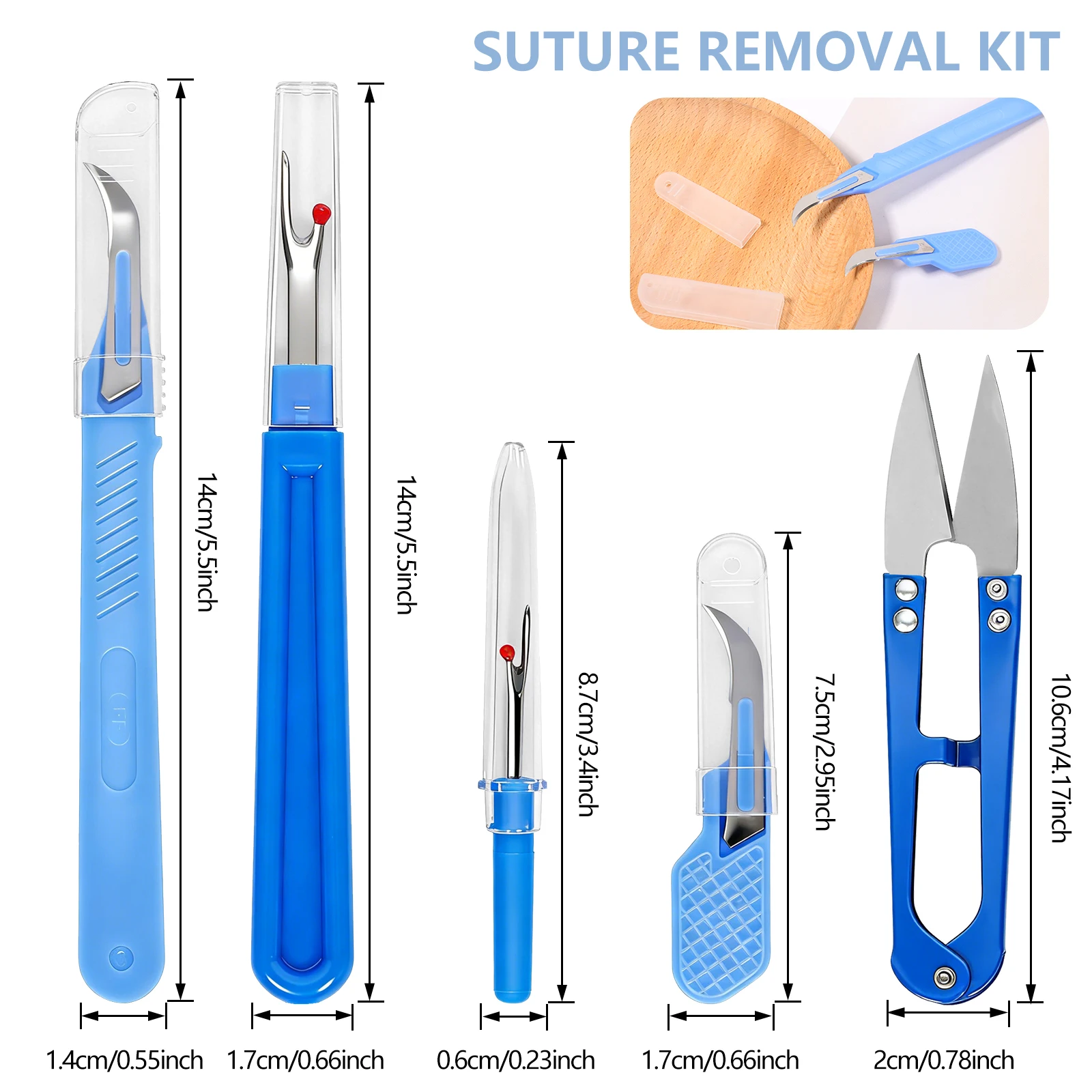 ชุดเครื่องมือฉีกไหมเย็บผ้าสีน้ - Sewing Kit บทวิจารณ์และราคา