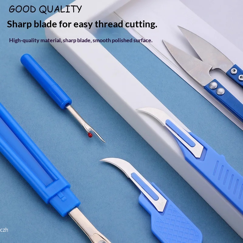 ชุดเครื่องมือฉีกผ้า 5 ชิ้น สีฟ - Sewing Kit บทวิจารณ์และราคา