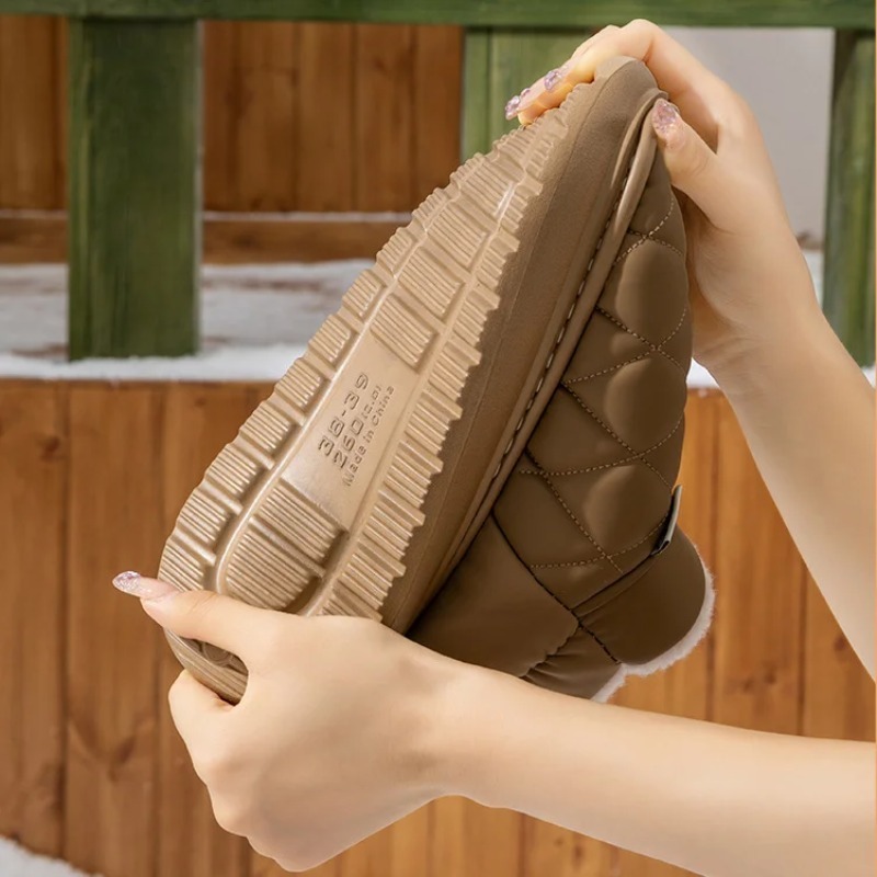 รองเท้าแตะบุขนแกะสำหรับฤดูหนาว - Sewing Fleece บทวิจารณ์และราคา