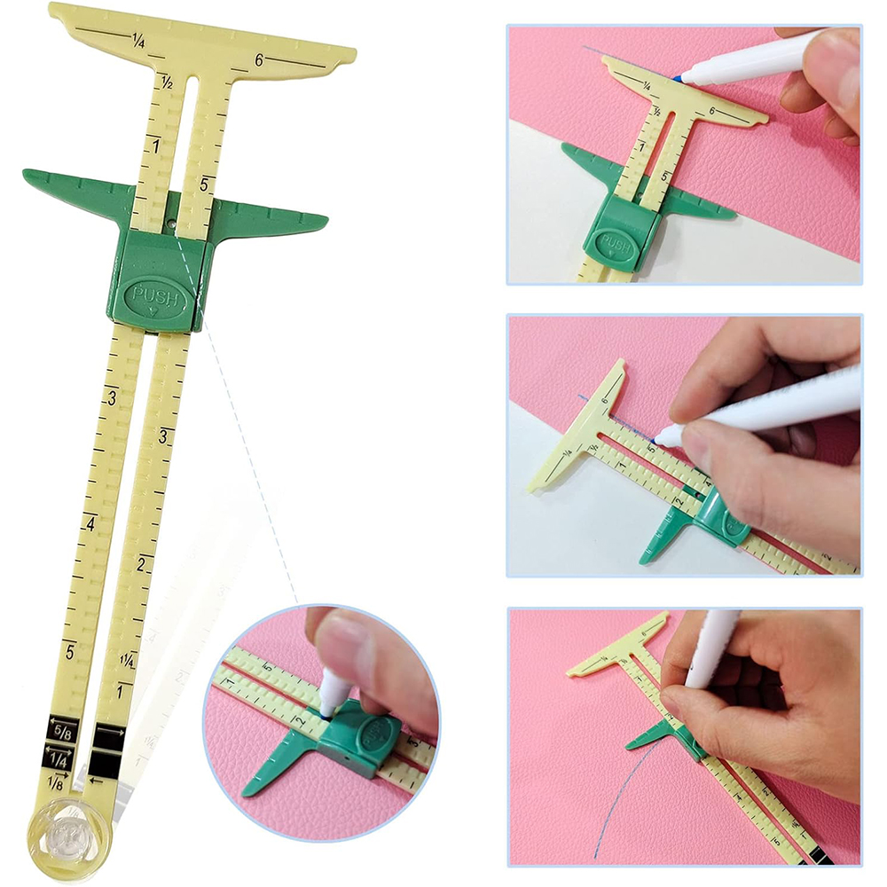 5-in-1 เลื่อนวัดเครื่องมือมัลต - Sewing Lab บทวิจารณ์และราคา