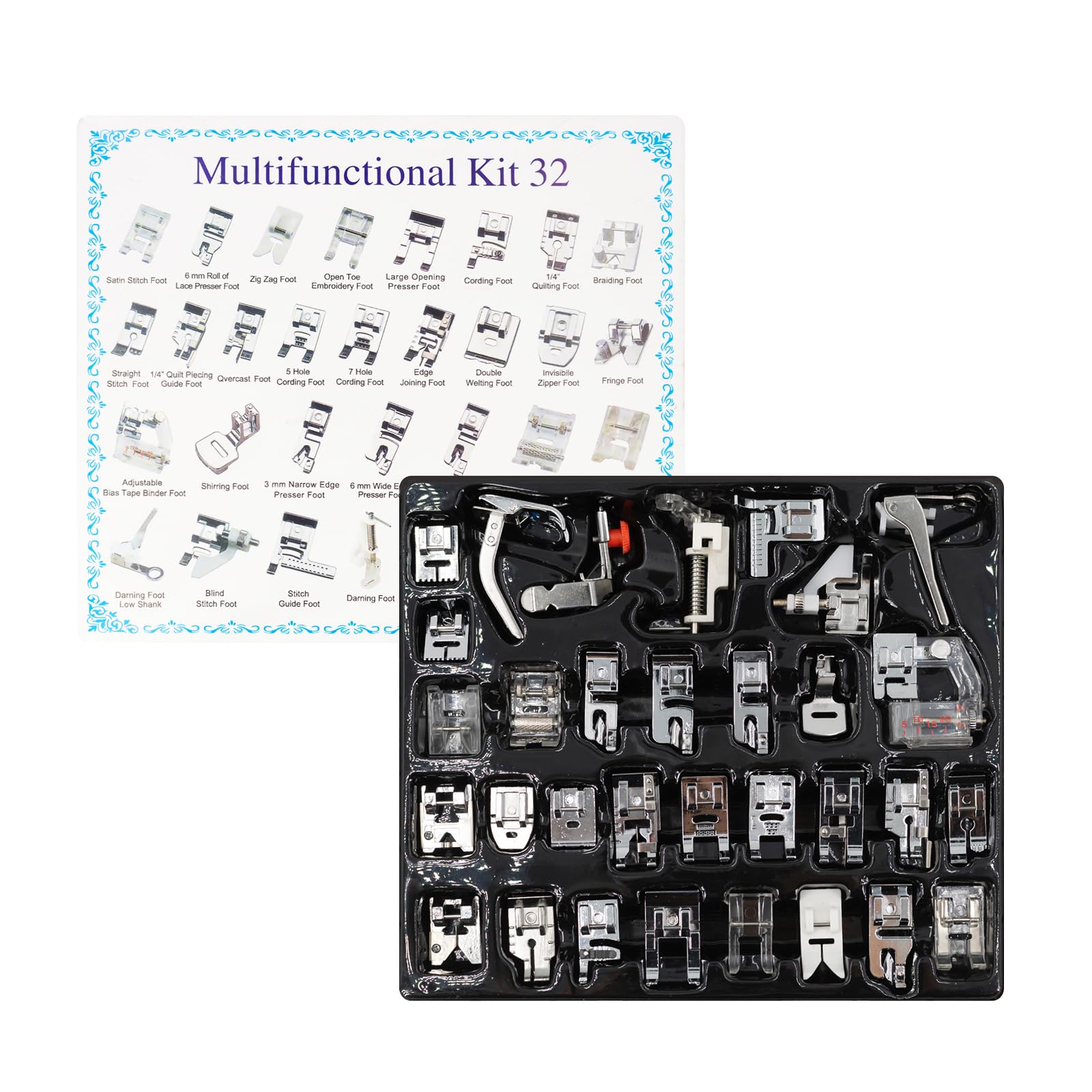 ชุดอุปกรณ์ตีนผีเย็บผ้าอเนกประส - Sewing Kit บทวิจารณ์และราคา