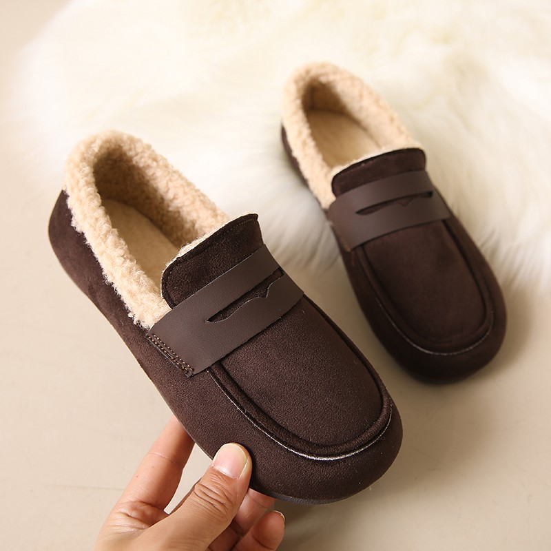 รองเท้าผู้หญิงพื้นนุ่มบุขนอุ่น - Sewing Fleece บทวิจารณ์และราคา