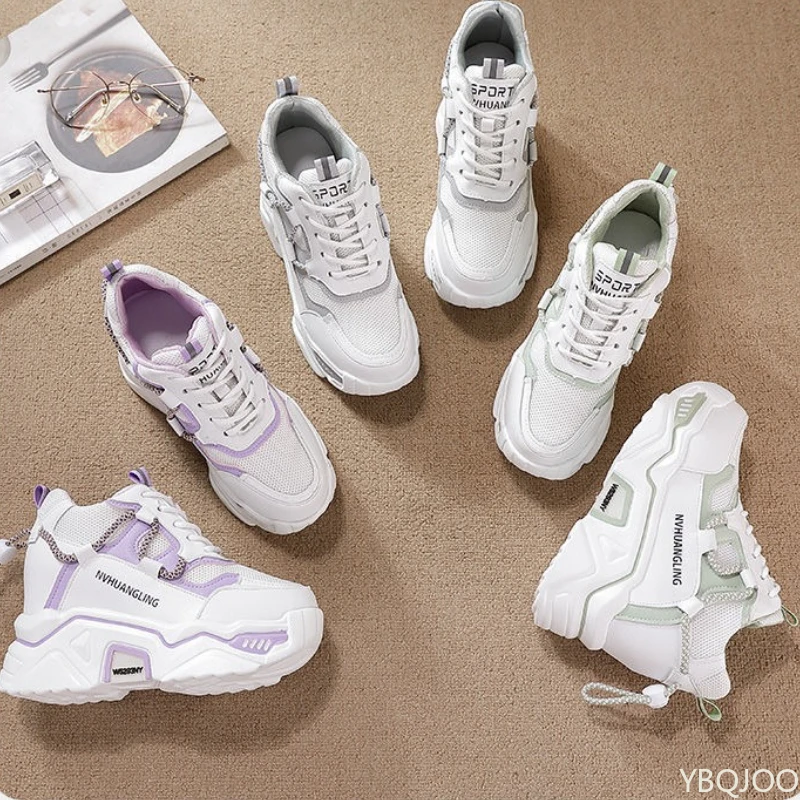 รองเท้าผู้หญิงเสริมส้นพื้นหนาแ - Sewing Cotton บทวิจารณ์และราคา