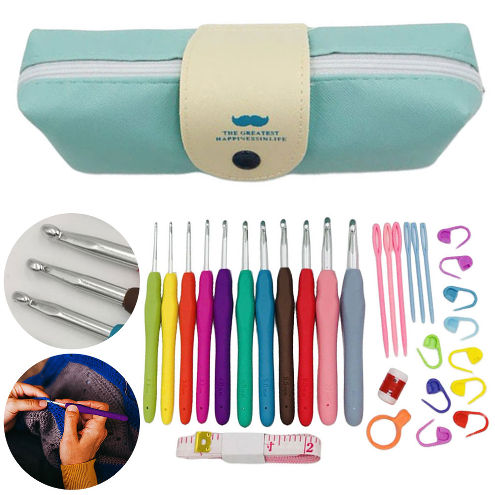 ชุดเข็มถักนิตติ้งด้ามยางหลากสี - Sewing Knit บทวิจารณ์และราคา